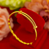14K Women's Bone Bamboo Bracelet for Wedding