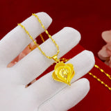14k Heart Pendant Necklace for Women Wedding Engagement Jewelry