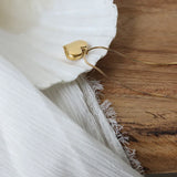 Vintage 14k Plated Heart Pendant for Women