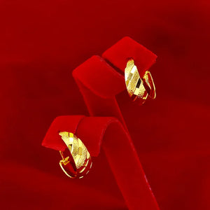 14k Yellow Earring Jewelry for Women Wedding Statement Clip Earrings