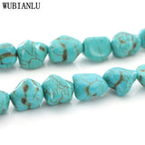 18 Turquoise Stone Loose Beads Jewelry Making DIY Gift Necklace Bracelet Ear