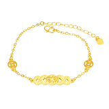 18K Bracelet Men Women Wedding Engagement Widen Watch Chain Bracelet