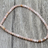 2/3 mm Faceted Moonstone Spacer Beads for Jewelry Making