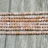 2/3 mm Faceted Moonstone Spacer Beads for Jewelry Making