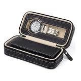 8 Grid PU Leather Watch Box Travel Storage Organizer
