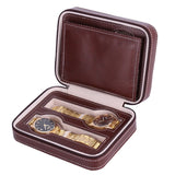 8 Grid PU Leather Watch Box Travel Storage Organizer