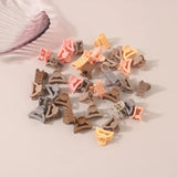 Bright Face Women Small Paw Clip Headwear Mini Hair Clip Girl Bangs