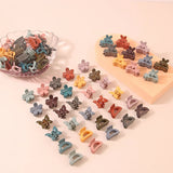 Bright Face Women Small Paw Clip Headwear Mini Hair Clip Girl Bangs