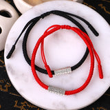 Red Chain Rope Couples Bracelet Woman Men Jewelry
