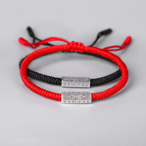 Red Chain Rope Couples Bracelet Woman Men Jewelry
