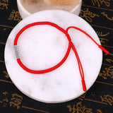 Red Chain Rope Couples Bracelet Woman Men Jewelry
