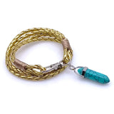 Leather Charm Bracelet Set for Men Women