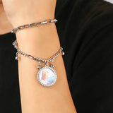 Stainless Steel Crystal Bracelet Bangle for Women