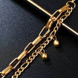 Stainless Steel Crystal Bracelet Bangle for Women