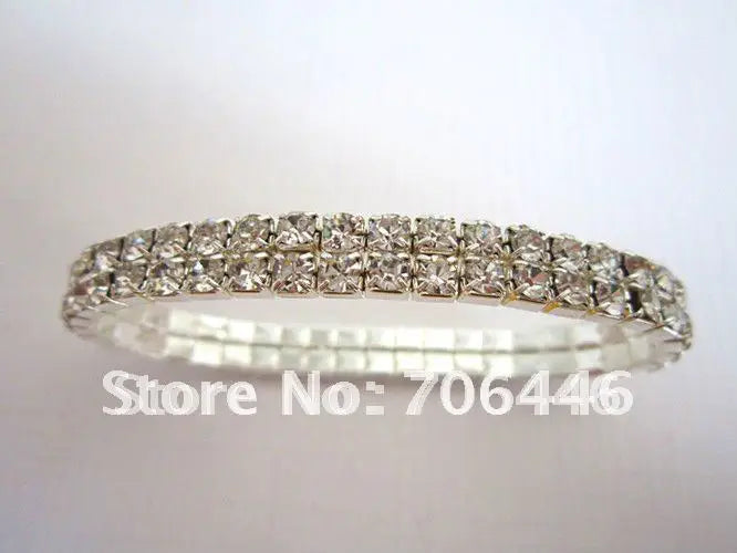 Elegant Rhinestone Elastic Bracelet