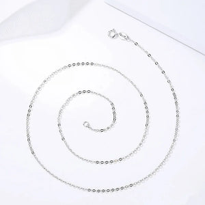 925 Sterling Silver Chain Necklace for Women Girls