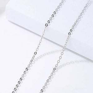 925 Sterling Silver Chain Necklace for Women Girls