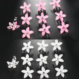 Pearl Flower Crystal Hair Pins Wedding Bridal Headwear