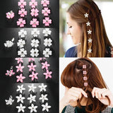 Pearl Flower Crystal Hair Pins Wedding Bridal Headwear