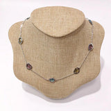 Crystal Geometric Choker Necklace for Women