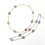 Crystal Geometric Choker Necklace for Women