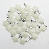 20mm Luminous stars natural stone Pendants necklaces 50pcs
