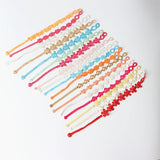 20pcs Mix Style Braided Cotton Rope Cuff Bracelets For Women