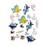 Mixed Fish Whale Octopus Charms Pendant DIY Necklace Bracelet Jewelry Making