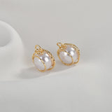 20pcs Copper Simulated-Pearl Charms DIY Earrings/Necklace Pendants
