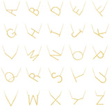 Letter Necklaces Initial Pendants Choker Necklace for Women