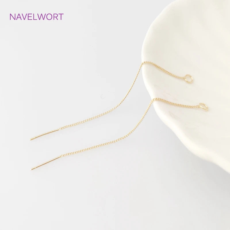 Long Ear Wire Earring Accessories High Tassel Findings DIY Jewelry Making