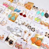 30pairs Mix Styles Stud Earrings For Women Wedding Party Gift