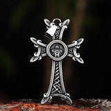 Armenian Orthodox Cross Pendant Necklace Couples Jewelry
