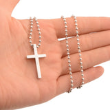 Cross Pendant Necklace Stainless Steel Punk Jewelry