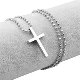 Cross Pendant Necklace Stainless Steel Punk Jewelry