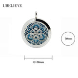 316L Stainless Steel Essential Oil Locket 30MM Fragrant Diffuser Locket Gift