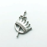 3D Metal OES Symbol Pendant for DIY Jewelry Making
