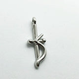 3D Metal OES Symbol Pendant for DIY Jewelry Making