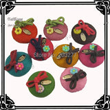 Flatback Felt Button 24pcs/Lot Accessory 9 Colors for Your Choice