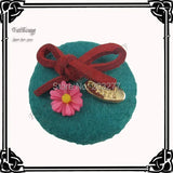 Flatback Felt Button 24pcs/Lot Accessory 9 Colors for Your Choice