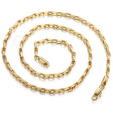 3mm Open Box Link Necklace Jewelry 18-24"