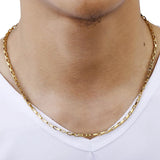 3mm Open Box Link Necklace Jewelry 18-24"