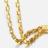 3mm Open Box Link Necklace Jewelry 18-24"