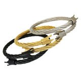 Men Steel Roman Numeral Bracelet Crown Charm Geometry Pulseiras Set