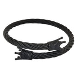 Men Steel Roman Numeral Bracelet Crown Charm Geometry Pulseiras Set