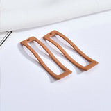 40pcs Alloy Rectangle Charms for Earrings DIY Jewelry