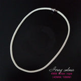 4mm Milan Rope Necklaces DIY Necklace Pendant Charms Findings with Magnet Buckle