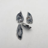 Silver Plated Agates Pendant Necklace for Jewelry Making