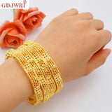4pcs Dubai Bangles Middle East Bangle African Bracelets