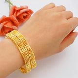 4pcs Dubai Bangles Middle East Bangle African Bracelets